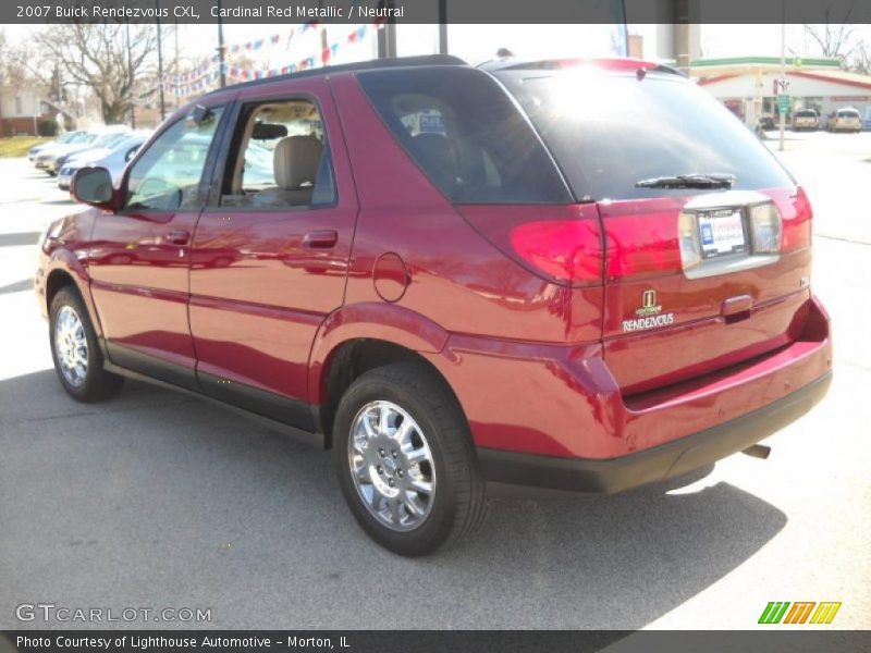 Cardinal Red Metallic / Neutral 2007 Buick Rendezvous CXL