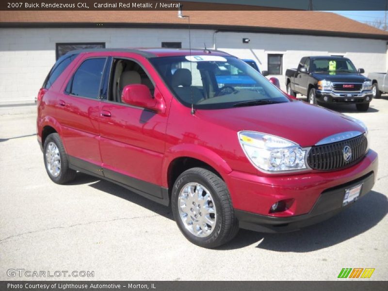 Cardinal Red Metallic / Neutral 2007 Buick Rendezvous CXL