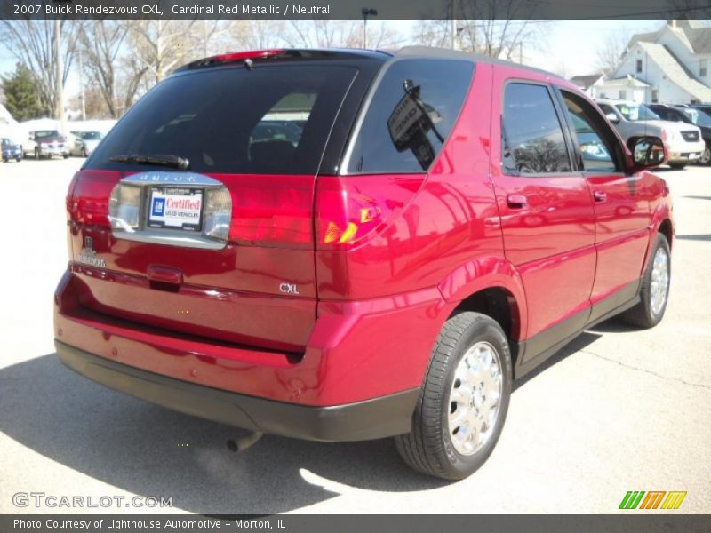 Cardinal Red Metallic / Neutral 2007 Buick Rendezvous CXL