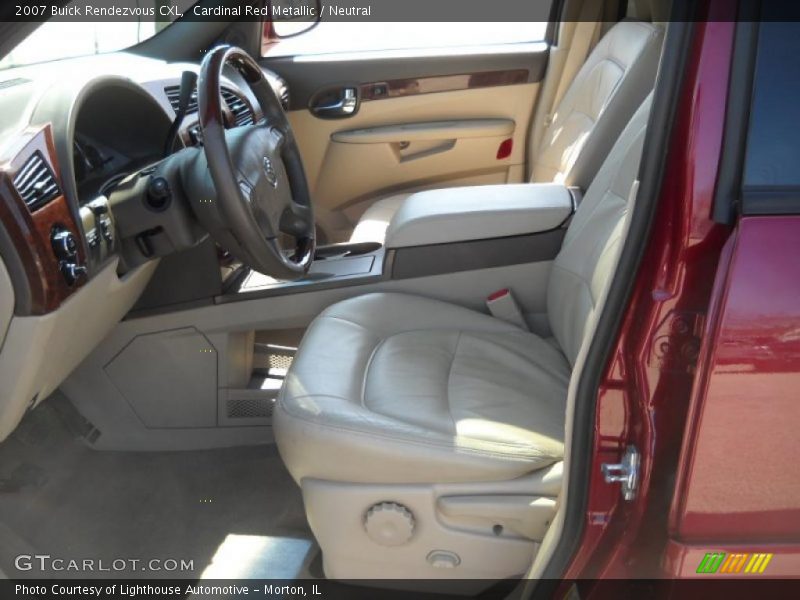 Cardinal Red Metallic / Neutral 2007 Buick Rendezvous CXL
