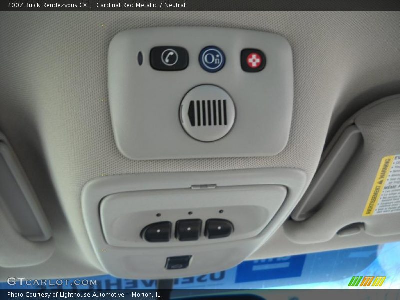 Cardinal Red Metallic / Neutral 2007 Buick Rendezvous CXL