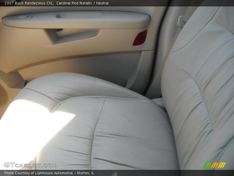 Cardinal Red Metallic / Neutral 2007 Buick Rendezvous CXL