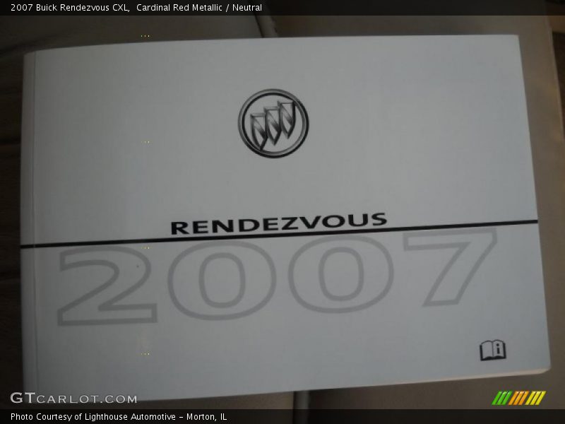 Cardinal Red Metallic / Neutral 2007 Buick Rendezvous CXL