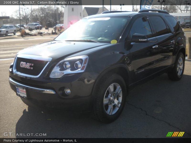 Carbon Black Metallic / Ebony 2008 GMC Acadia SLT