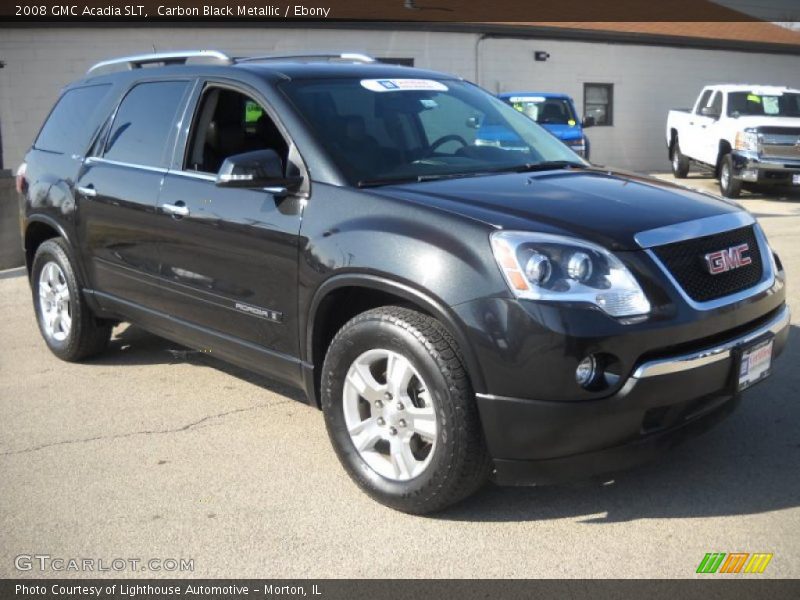 Carbon Black Metallic / Ebony 2008 GMC Acadia SLT
