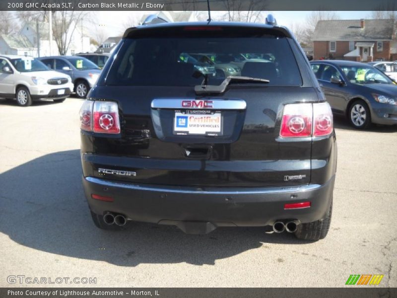 Carbon Black Metallic / Ebony 2008 GMC Acadia SLT