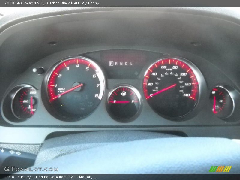Carbon Black Metallic / Ebony 2008 GMC Acadia SLT
