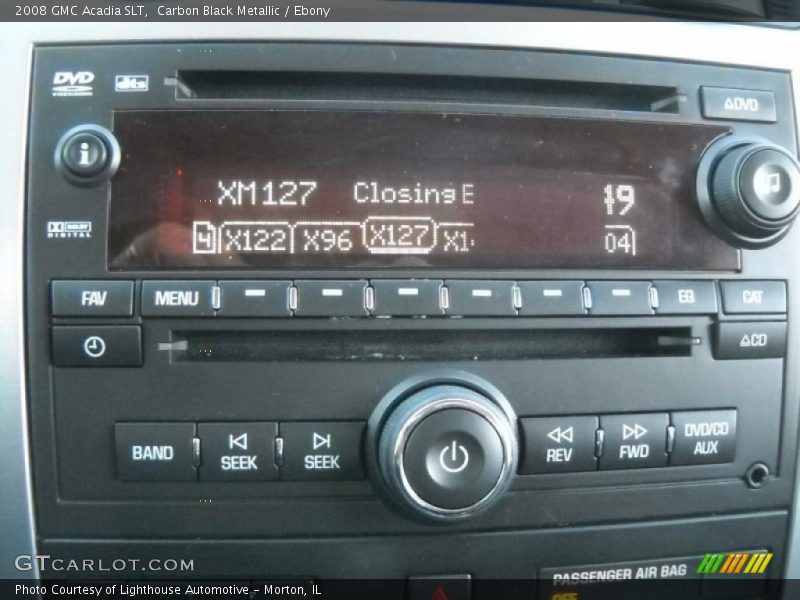 Carbon Black Metallic / Ebony 2008 GMC Acadia SLT