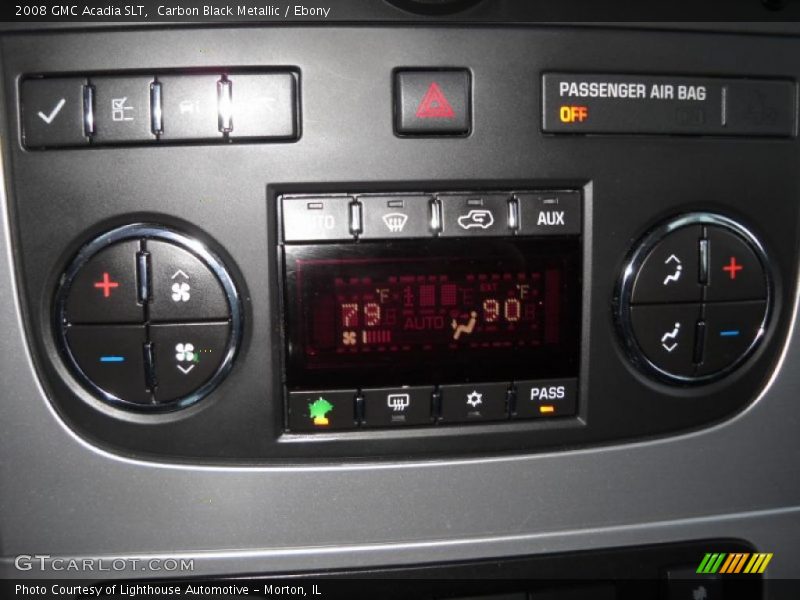 Carbon Black Metallic / Ebony 2008 GMC Acadia SLT