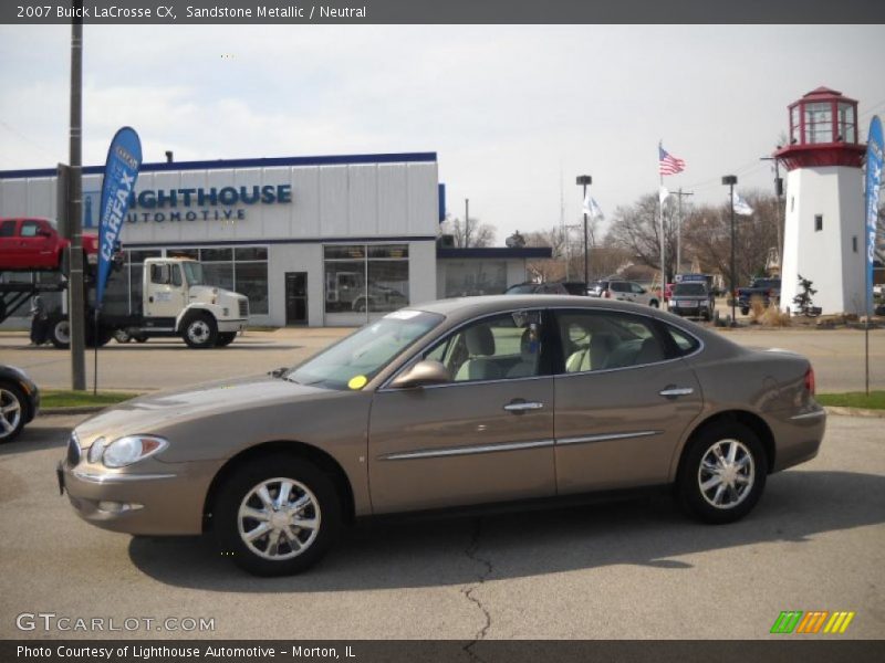 Sandstone Metallic / Neutral 2007 Buick LaCrosse CX