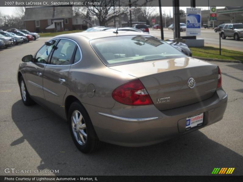Sandstone Metallic / Neutral 2007 Buick LaCrosse CX