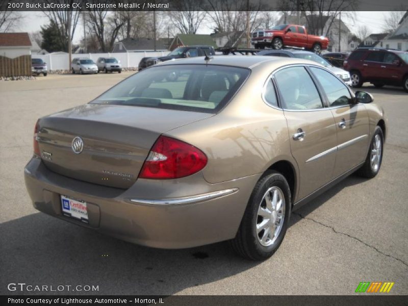 Sandstone Metallic / Neutral 2007 Buick LaCrosse CX