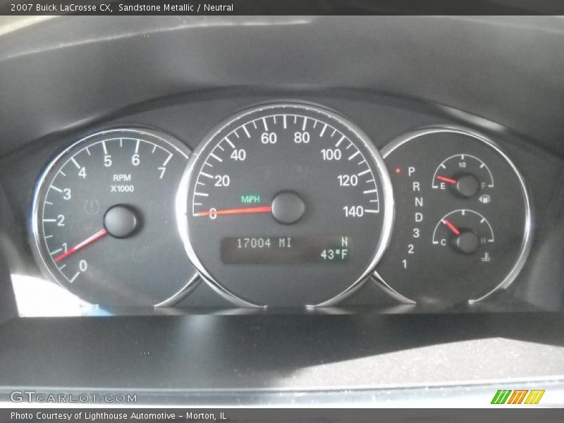 Sandstone Metallic / Neutral 2007 Buick LaCrosse CX