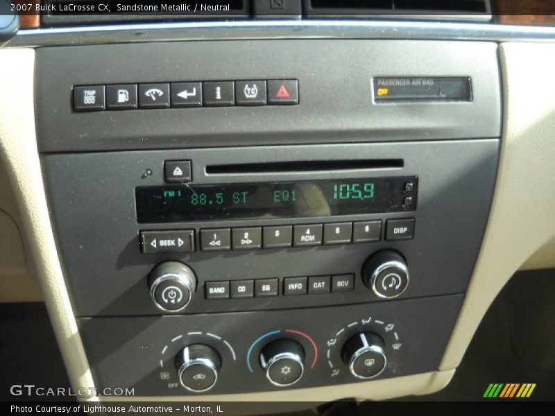 Sandstone Metallic / Neutral 2007 Buick LaCrosse CX
