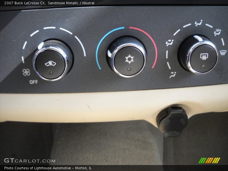 Sandstone Metallic / Neutral 2007 Buick LaCrosse CX