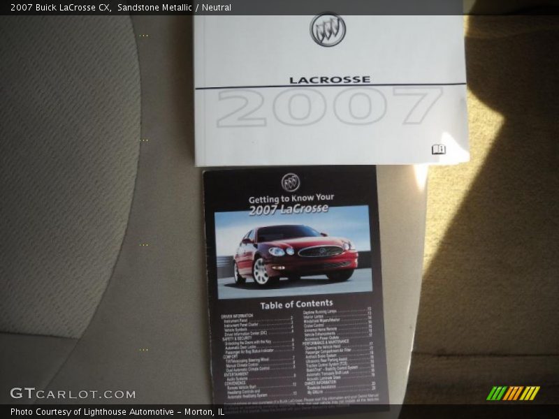Sandstone Metallic / Neutral 2007 Buick LaCrosse CX