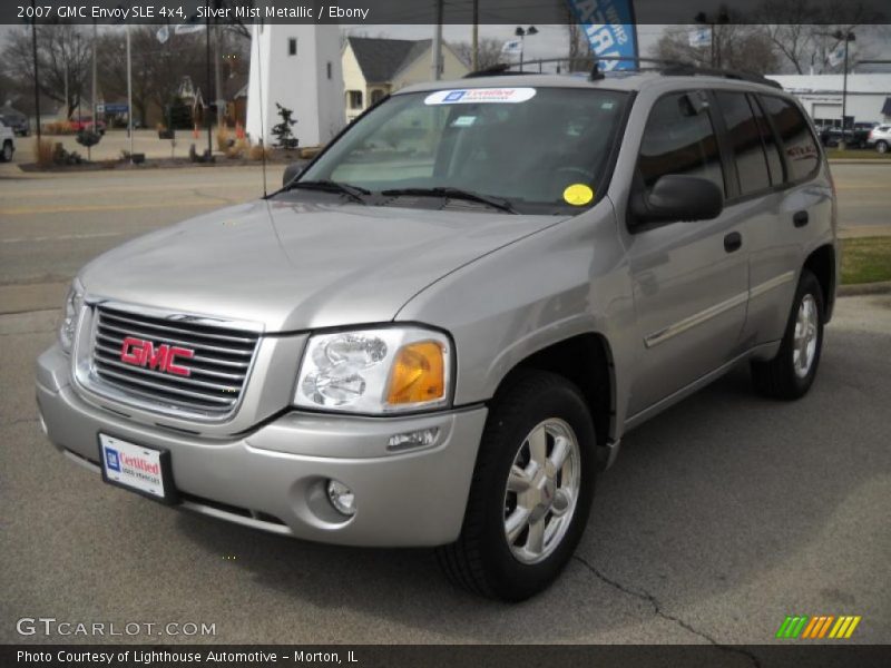 Silver Mist Metallic / Ebony 2007 GMC Envoy SLE 4x4