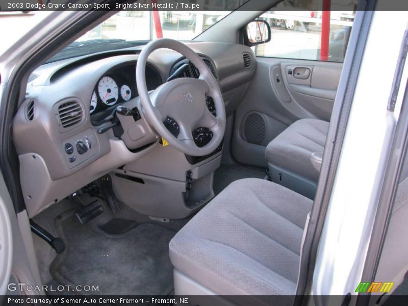 Bright Silver Metallic / Taupe 2003 Dodge Grand Caravan Sport