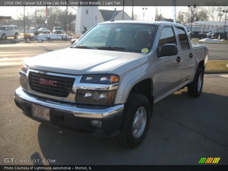 Silver Birch Metallic / Light Tan 2008 GMC Canyon SLE Crew Cab 4x4