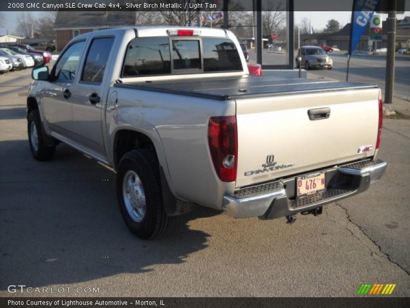 Silver Birch Metallic / Light Tan 2008 GMC Canyon SLE Crew Cab 4x4