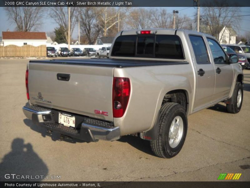 Silver Birch Metallic / Light Tan 2008 GMC Canyon SLE Crew Cab 4x4