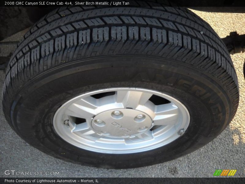 Silver Birch Metallic / Light Tan 2008 GMC Canyon SLE Crew Cab 4x4