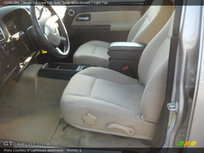 Silver Birch Metallic / Light Tan 2008 GMC Canyon SLE Crew Cab 4x4