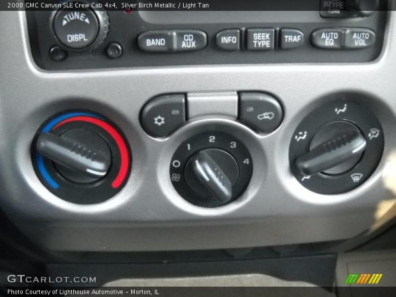 Silver Birch Metallic / Light Tan 2008 GMC Canyon SLE Crew Cab 4x4