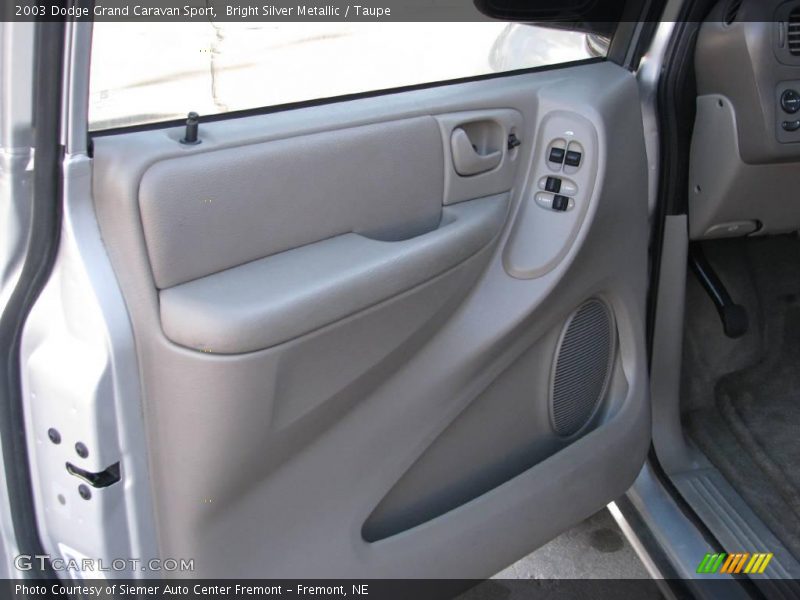 Bright Silver Metallic / Taupe 2003 Dodge Grand Caravan Sport
