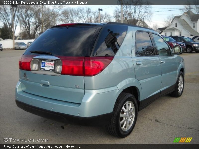 Blue Frost Metallic / Neutral 2006 Buick Rendezvous CXL