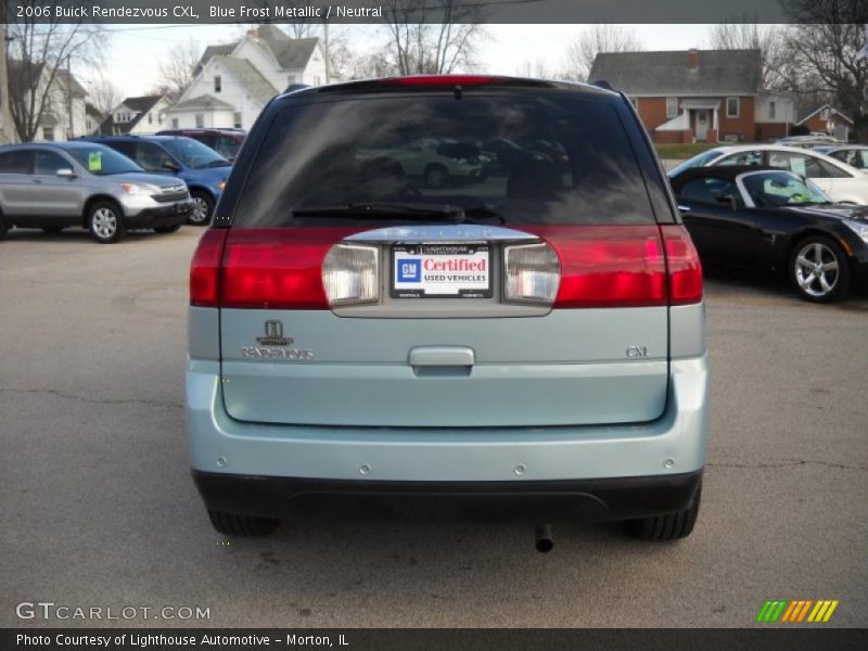 Blue Frost Metallic / Neutral 2006 Buick Rendezvous CXL