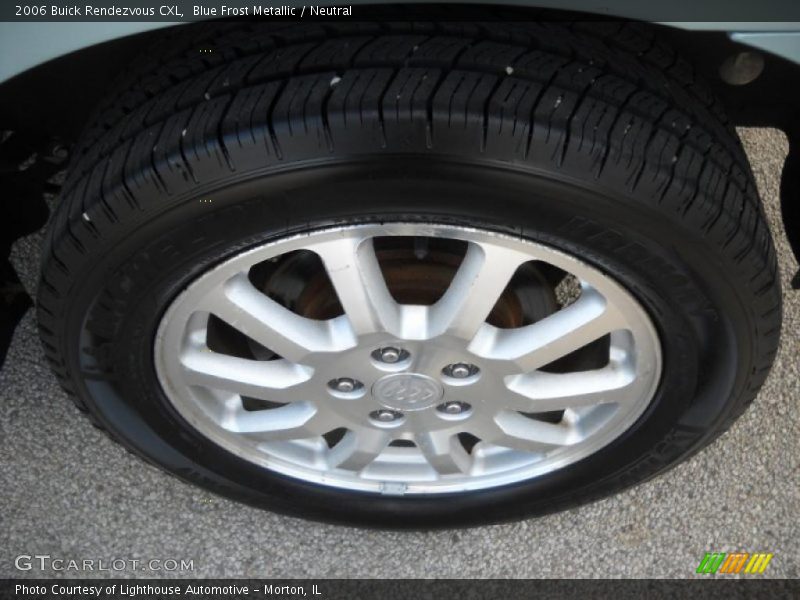 Blue Frost Metallic / Neutral 2006 Buick Rendezvous CXL