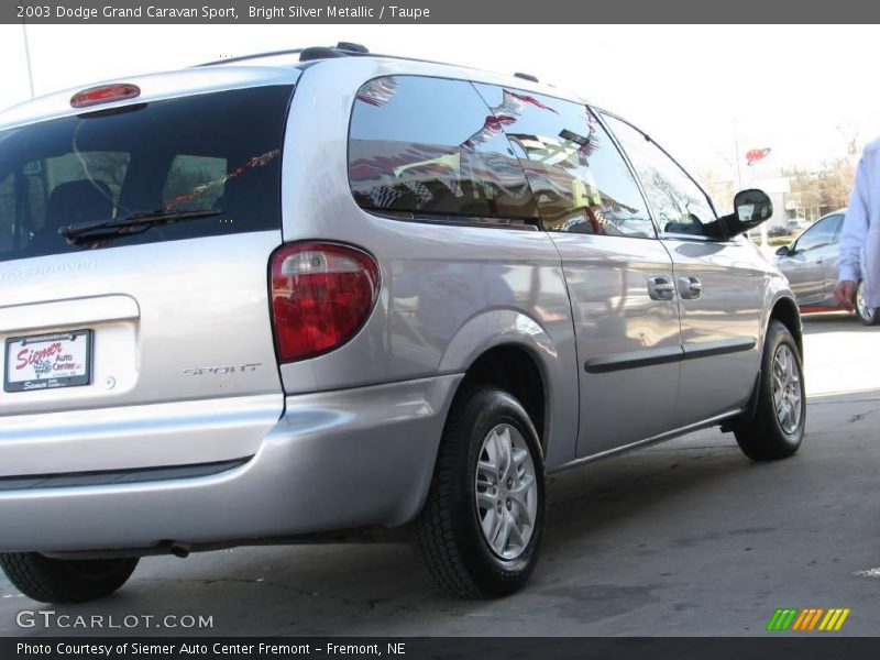 Bright Silver Metallic / Taupe 2003 Dodge Grand Caravan Sport