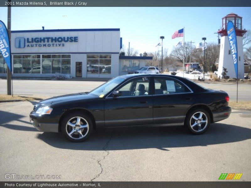 Brilliant Black / Gray 2001 Mazda Millenia S