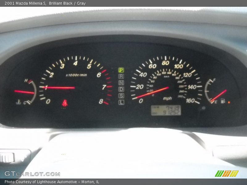Brilliant Black / Gray 2001 Mazda Millenia S