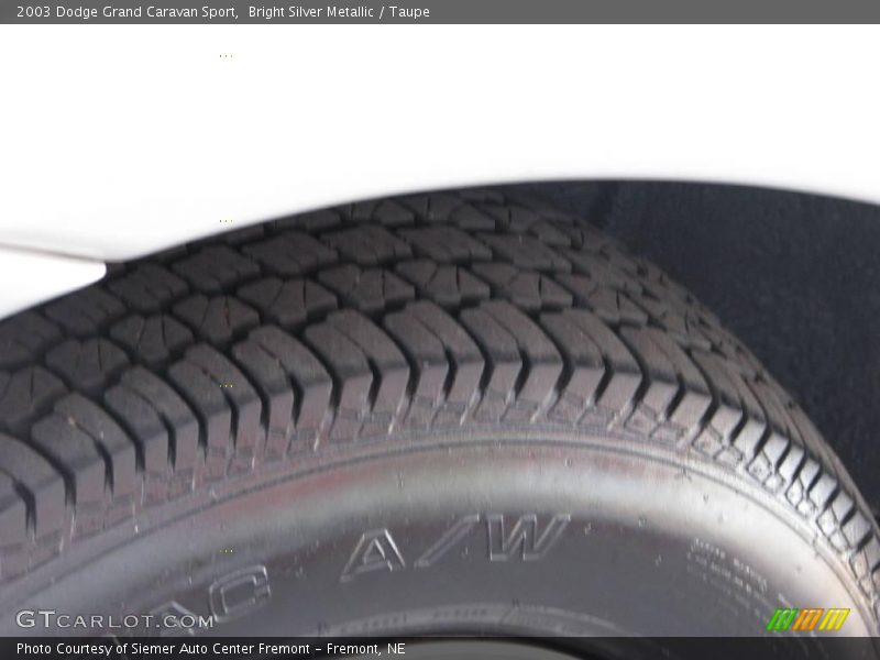 Bright Silver Metallic / Taupe 2003 Dodge Grand Caravan Sport