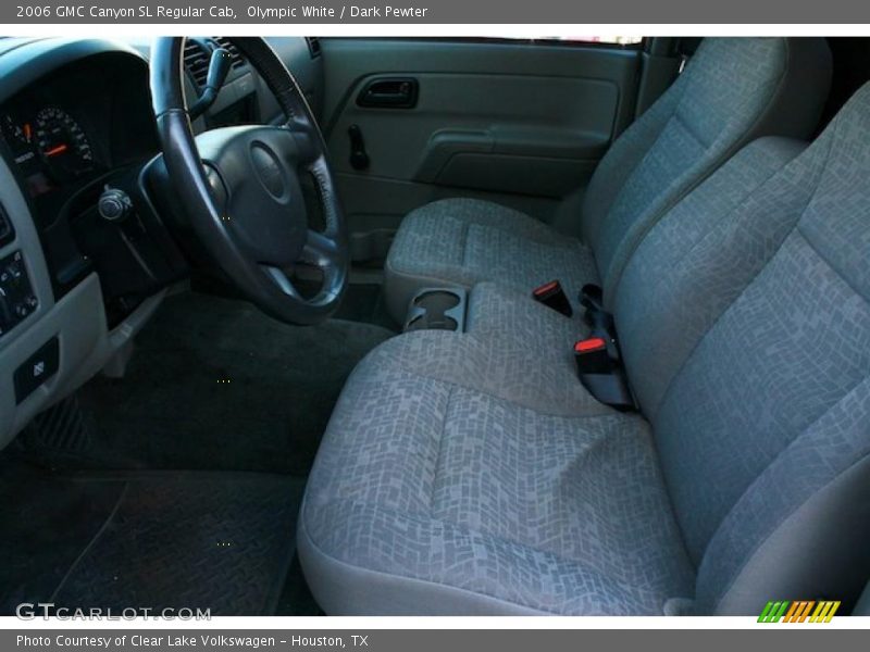 Olympic White / Dark Pewter 2006 GMC Canyon SL Regular Cab