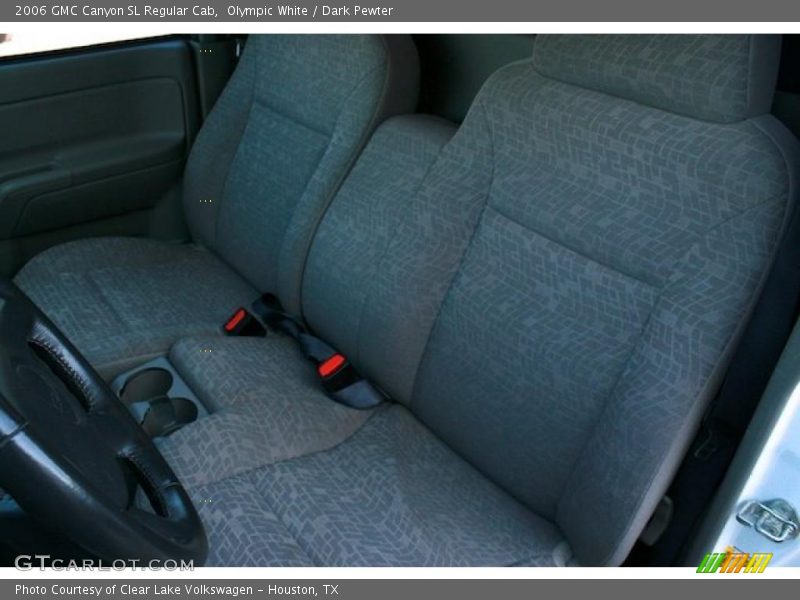 Olympic White / Dark Pewter 2006 GMC Canyon SL Regular Cab