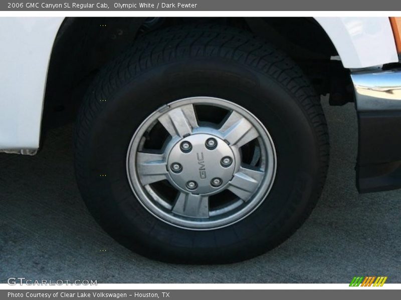 Olympic White / Dark Pewter 2006 GMC Canyon SL Regular Cab