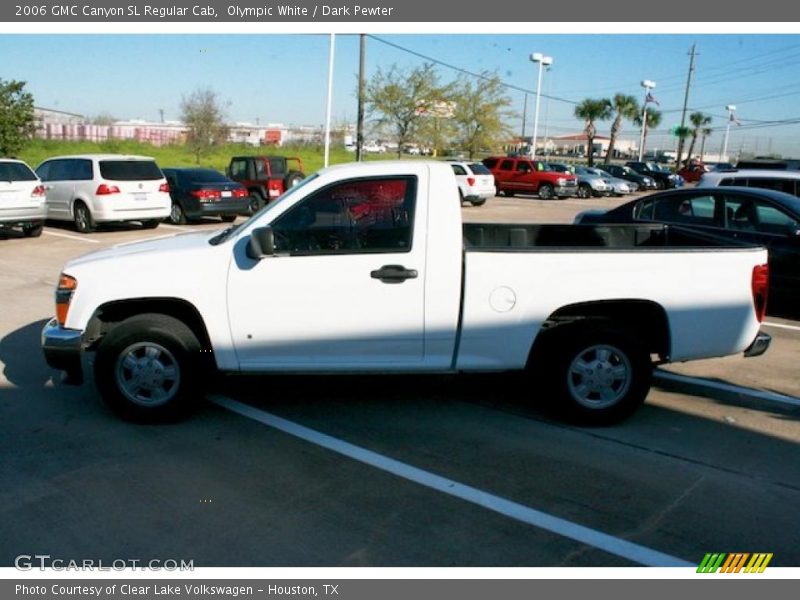 Olympic White / Dark Pewter 2006 GMC Canyon SL Regular Cab