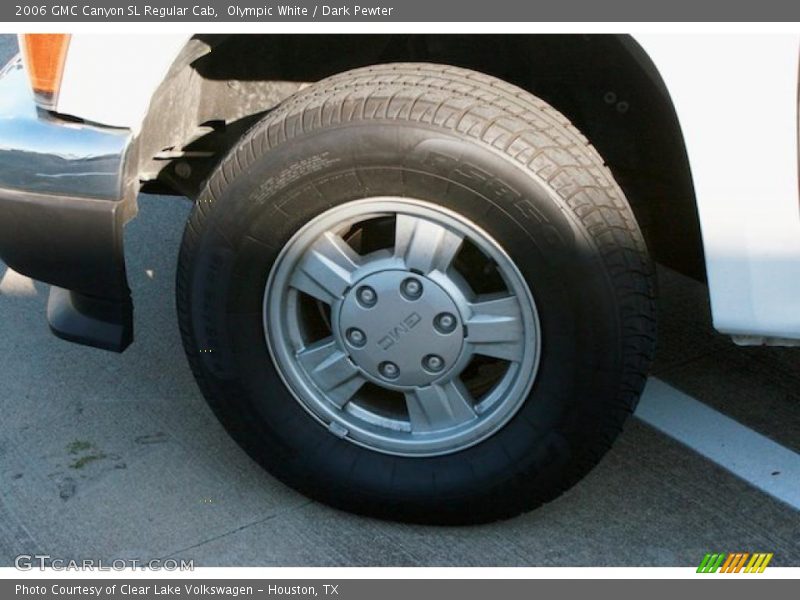Olympic White / Dark Pewter 2006 GMC Canyon SL Regular Cab