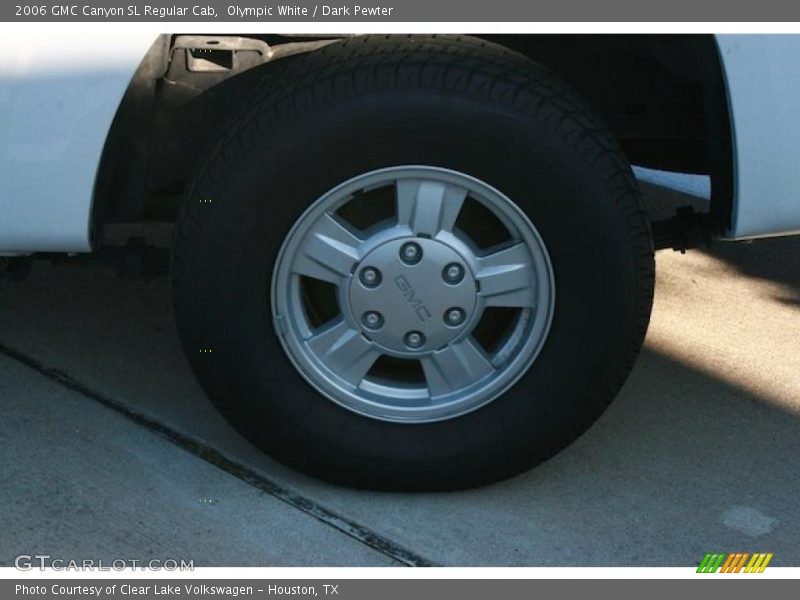 Olympic White / Dark Pewter 2006 GMC Canyon SL Regular Cab