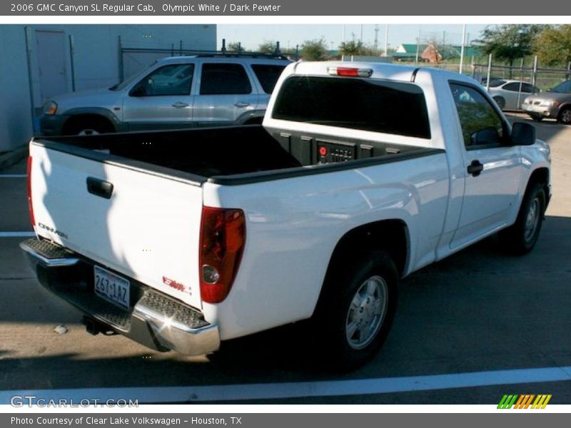 Olympic White / Dark Pewter 2006 GMC Canyon SL Regular Cab