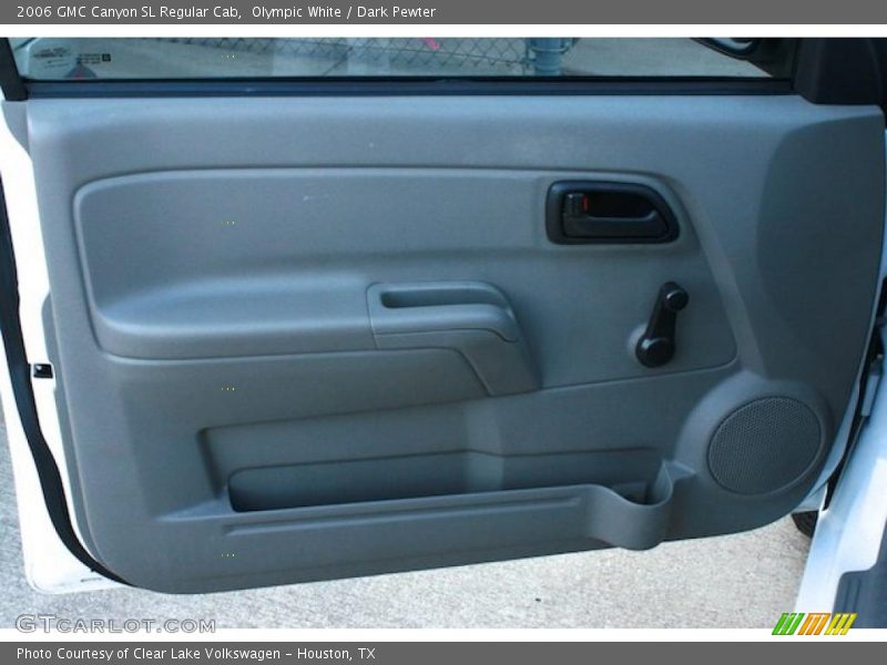 Olympic White / Dark Pewter 2006 GMC Canyon SL Regular Cab