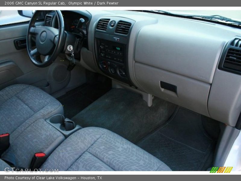 Olympic White / Dark Pewter 2006 GMC Canyon SL Regular Cab