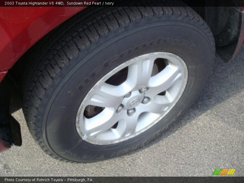 Sundown Red Pearl / Ivory 2003 Toyota Highlander V6 4WD
