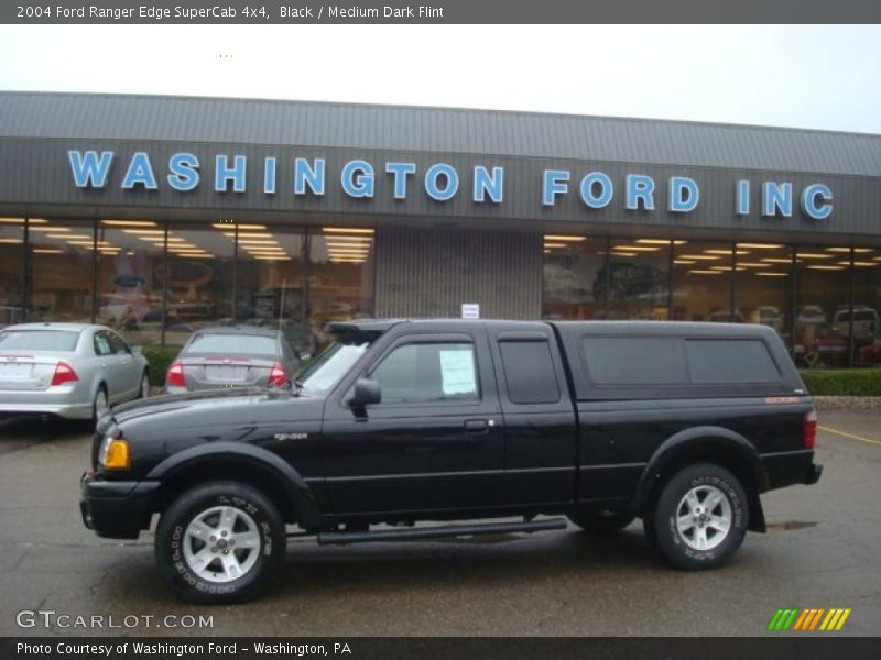 Black / Medium Dark Flint 2004 Ford Ranger Edge SuperCab 4x4