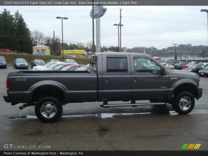 Dark Shadow Grey Metallic / Dark Flint 2005 Ford F250 Super Duty XLT Crew Cab 4x4