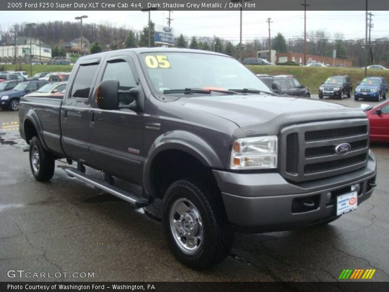 Dark Shadow Grey Metallic / Dark Flint 2005 Ford F250 Super Duty XLT Crew Cab 4x4