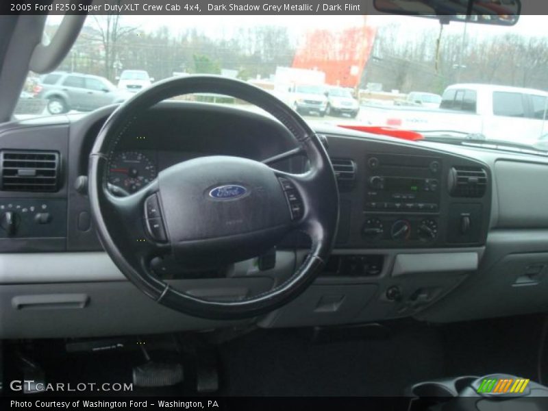 Dark Shadow Grey Metallic / Dark Flint 2005 Ford F250 Super Duty XLT Crew Cab 4x4